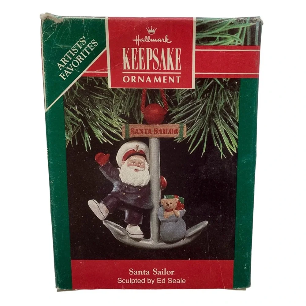 Hallmark 1991 “Santa Sailor” Christmas Ornament